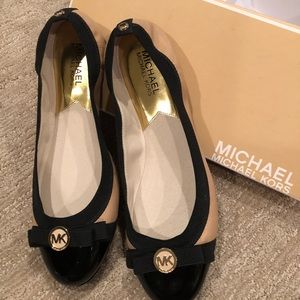 Michael Kors Nude Dixie Ballet Flates